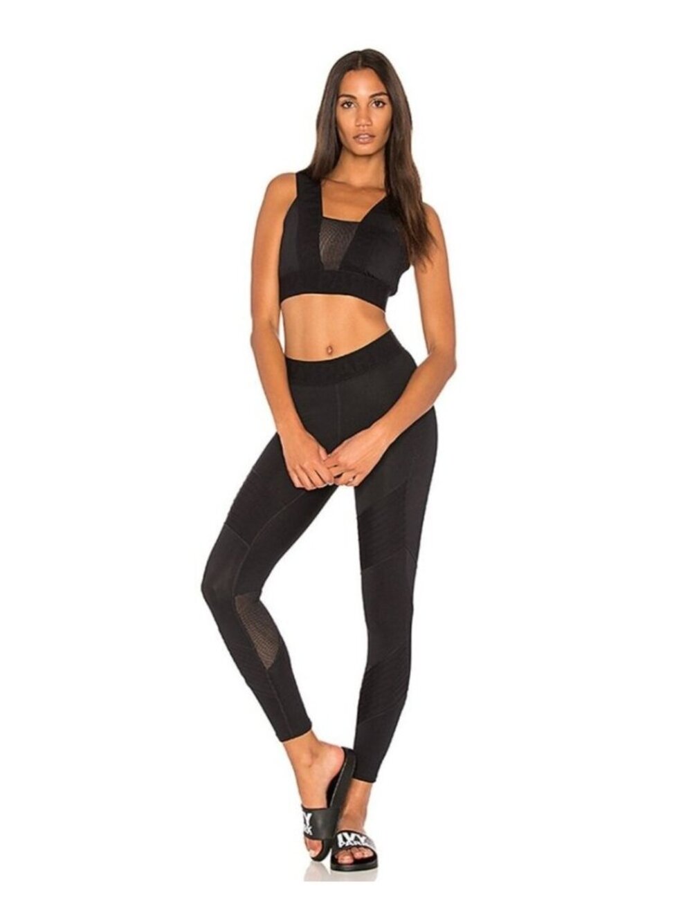 Ivy Park by Beyonce Mesh Moto Legging sz S